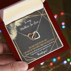 Gift for Mother-in-Law You are Appreciated Interlocking Hearts Necklace
