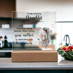 Gift for Pregnant Daughter from Mother Acrylic Plaque
