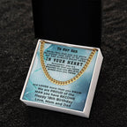 Gift for Son 18th Birthday Love Mom and Dad Thick Chain Necklace
