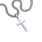 Gift for Son - Happy Easter May the Blessings of the Lord Guide You Personalized Engraved Cross Necklace