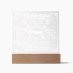 Gift for Son You are as Brave as Ragnar Inspirational Acrylic Plaque