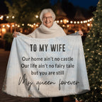Gift for Wife from Grumpy Old Husband Heirloom Woven Blanket