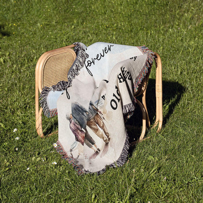 Gift for Wife from Grumpy Old Husband Heirloom Woven Blanket - Mallard Moon Gift Shop