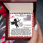 To My Beautiful Soulmate Love Knot Necklace – A Heartwarming Valentine’s Day Gift to Express Eternal Love