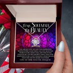 To My Soulmate: The Beauty - Love Knot Necklace – A Romantic Gift Inspired by Timeless Love and Devotion