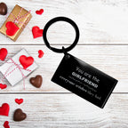 Girlfriend Keychain, Everyone wishes they had, Inspirational Keychain For Girlfriend, Girlfriend Gifts, Birthday Christmas Unique Gifts For Girlfriend