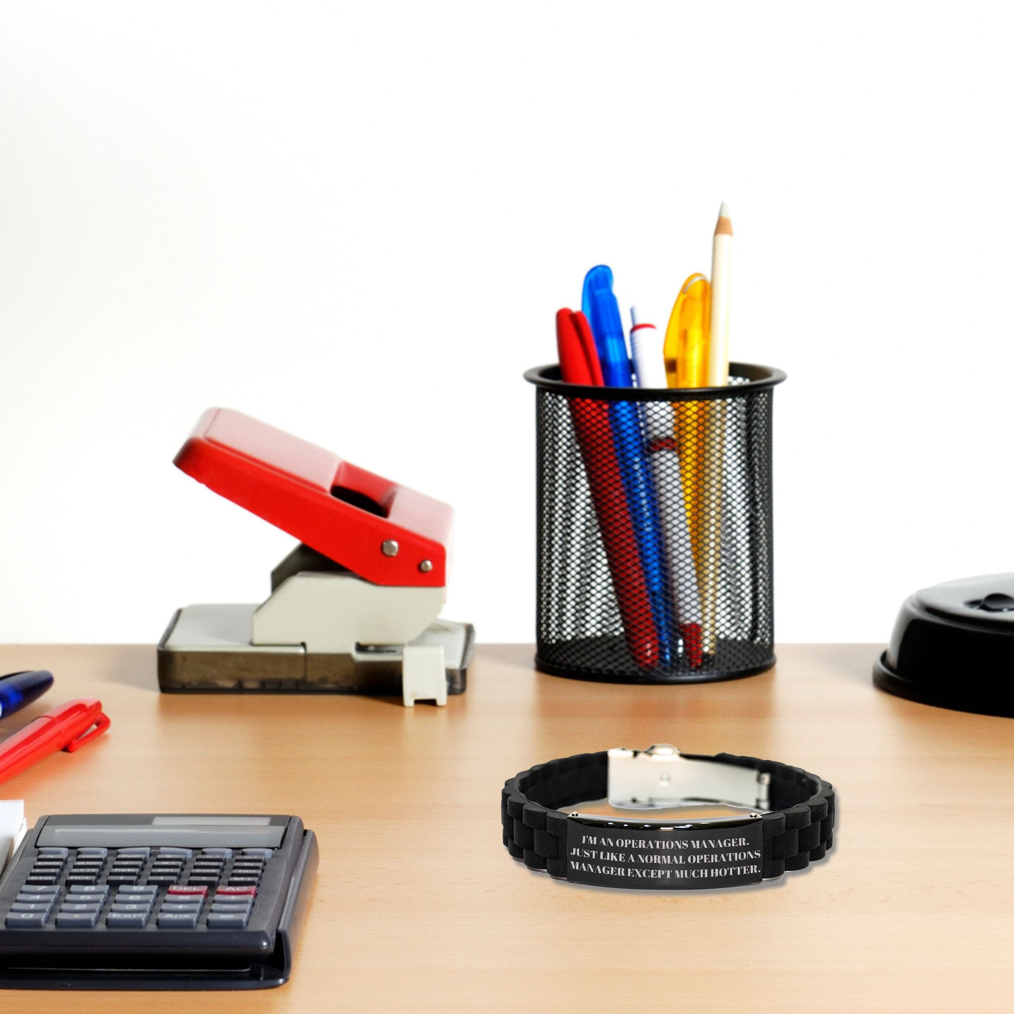 Bold Glide Lock Bracelet For Operations Manager Adjustable Gift Everyday Wear