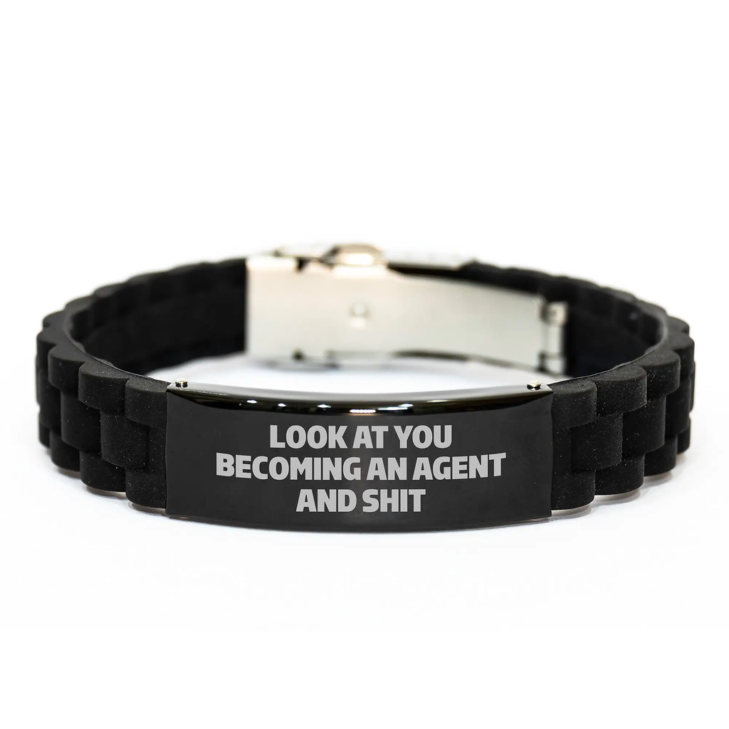 Bold Agent Glidelock Clasp Bracelet for Friends Novelty Birthday Gift - Image 1