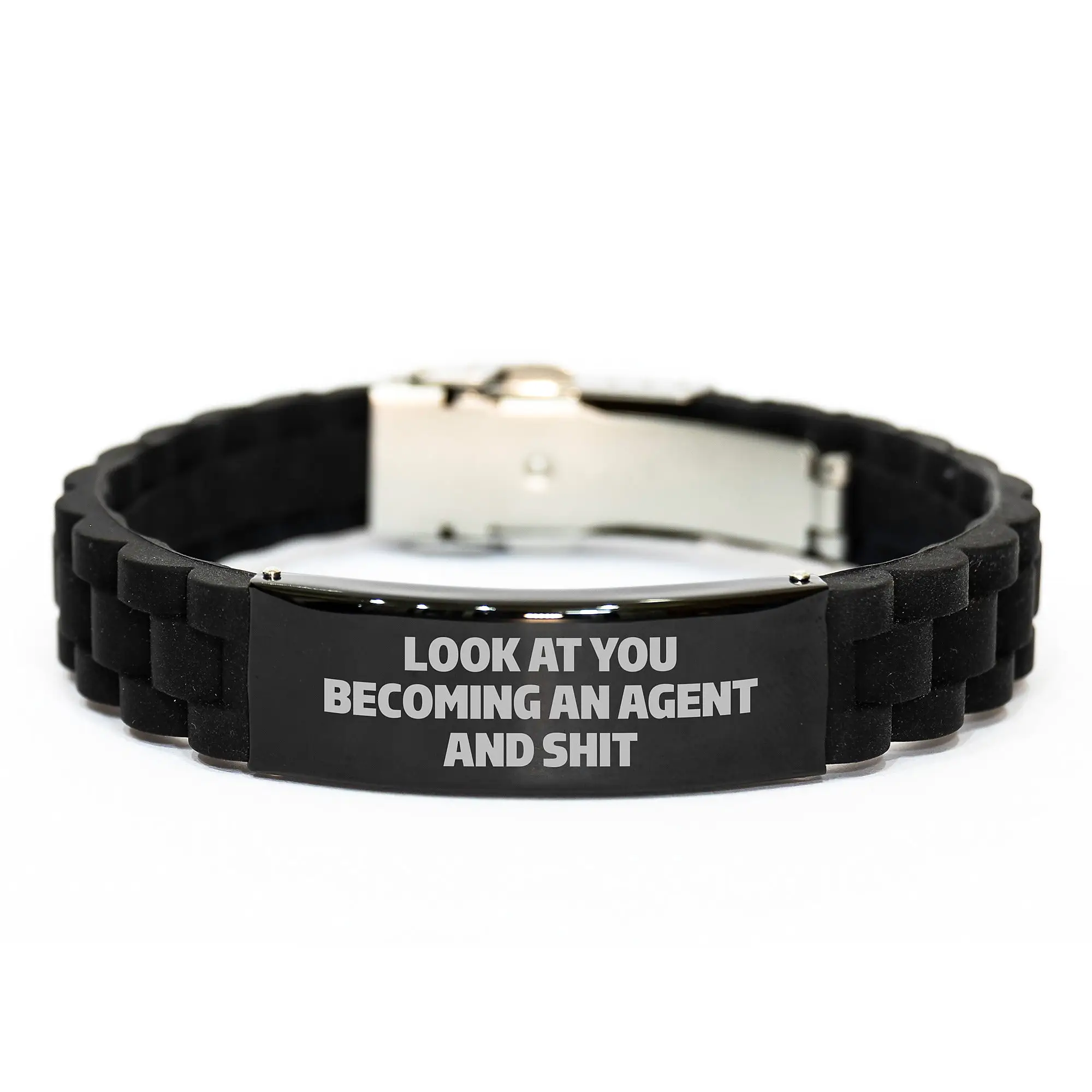 Bold Agent Glidelock Clasp Bracelet for Friends Novelty Birthday Gift - Image 1