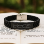Funny Court Clerk Gifts for Women, Glide lock Clasp Bracelet, Valentine's Unique Gifts from Friends, Court Clerk Quote - Image 2