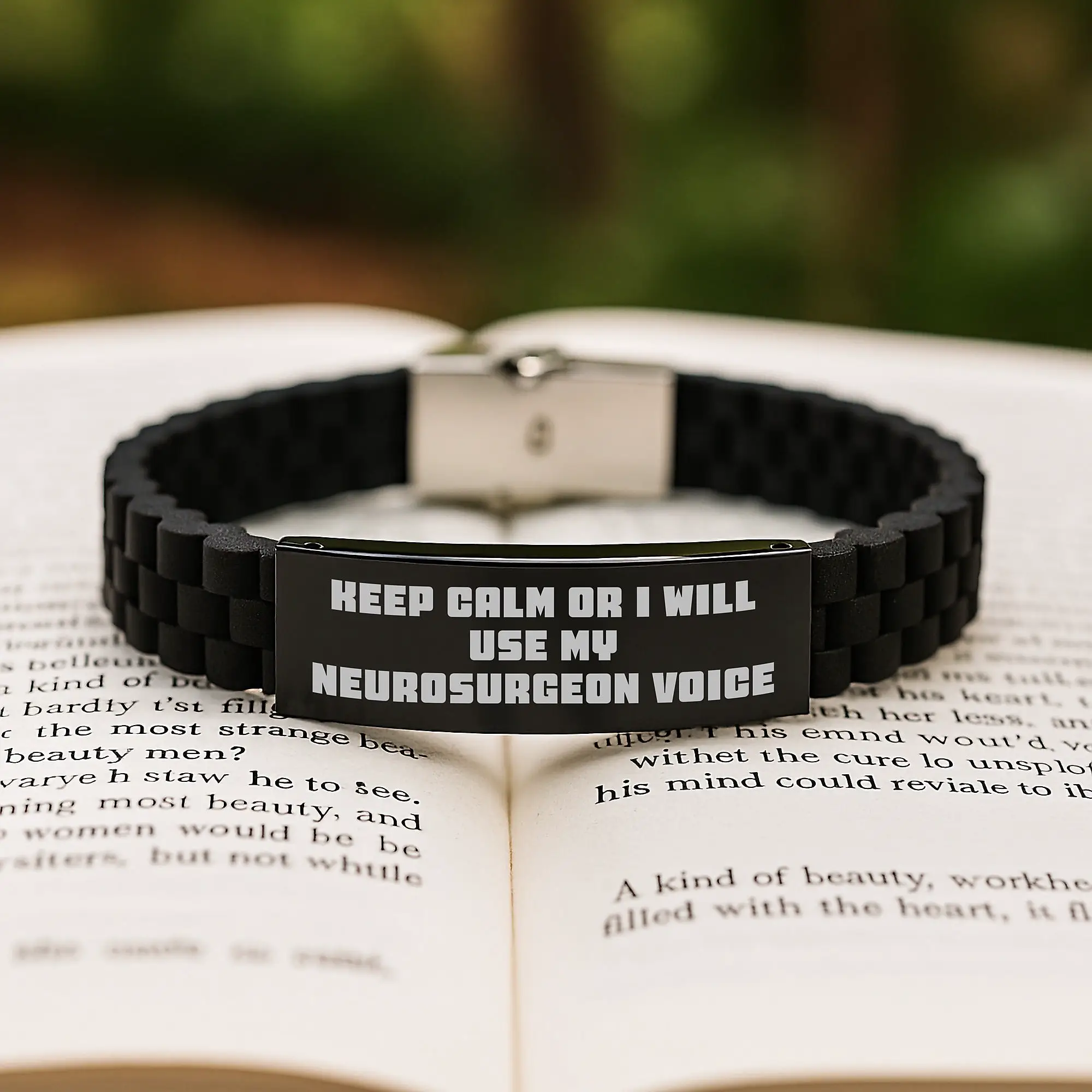 Birthday Gift Neurosurgeon Glidelock Clasp Bracelet for Her Present - Image 2