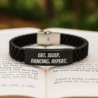 Dancing Enthusiasts Gifts from Friends for Men Eat. Sleep. Dancing. Repeat. Graduation Unique Accessories