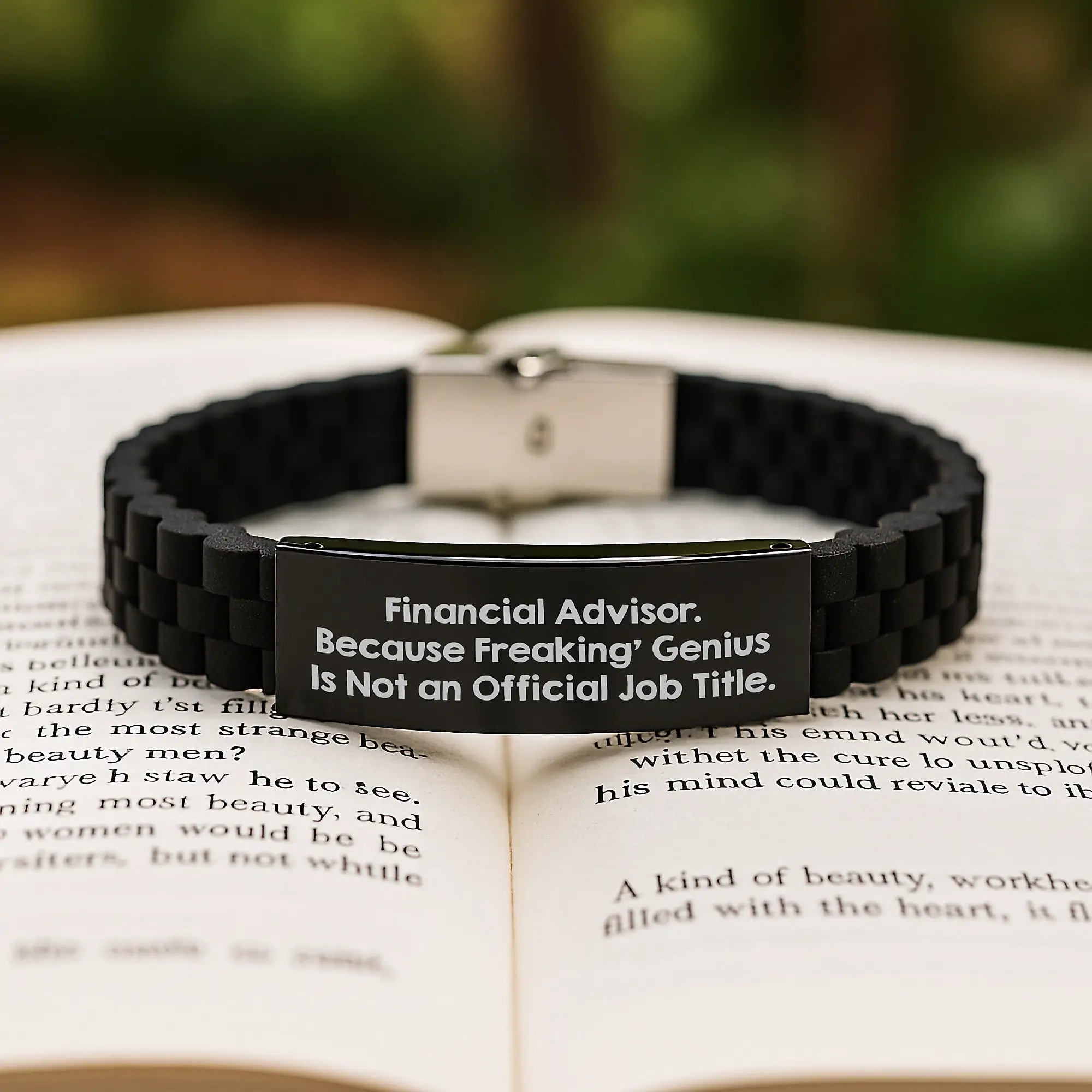 Financial Advisor Keepsake Premium Bracelet for Him Birthday Gift - Image 2