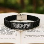 Cardigan Welsh Corgi Glide Lock Clasp Bracelet Gift for Dog Lovers