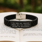 Oncologist Keepsake Glidelock Bracelet for Him Birthday Gift - Image 2
