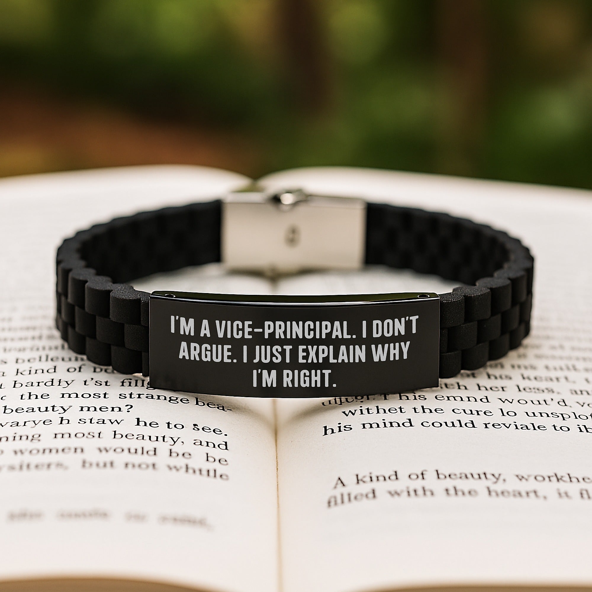 Funny Vice-principal Quote Gifts from Friends - Glide lock Clasp Vice-principal Birthday Unique Gift for Men - Image 2