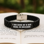 Arizona Glide lock Clasp Bracelet Funny Gifts for Men from Arizona Friends - Perfect Graduation Unique Gifts - Image 2