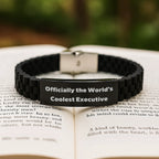 Funny Executive Gifts from Men for Executive Boss Christmas Unique Ideas Glide lock Clasp Bracelet