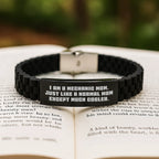 Mechanic Gifts - Funny Quote Glide lock Clasp Bracelet from Mechanic Mom, Gifts for Mechanic Friends, Graduation Unique Gifts