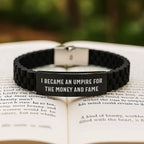 Funny Umpire Gifts for Him, Glide lock Clasp Bracelet Christmas Unique Presents from Friends to Umpire