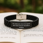 Bold Barber Glidelock Clasp Bracelet Novelty for Friends Birthday Gift - Image 2