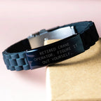 Funny Crane Operator Gifts from Men to Friends, Unique Christmas Unique Gifts for Crane Operator, Glide lock Clasp Bracelet for Men
