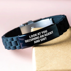 Bold Agent Glidelock Clasp Bracelet for Friends Novelty Birthday Gift - Image 3
