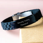 Funny Pharmacist Birthday Unique Gifts from Men to Amazing Pharmacist - Glide lock Clasp Bracelet for Pharmacist Friends
