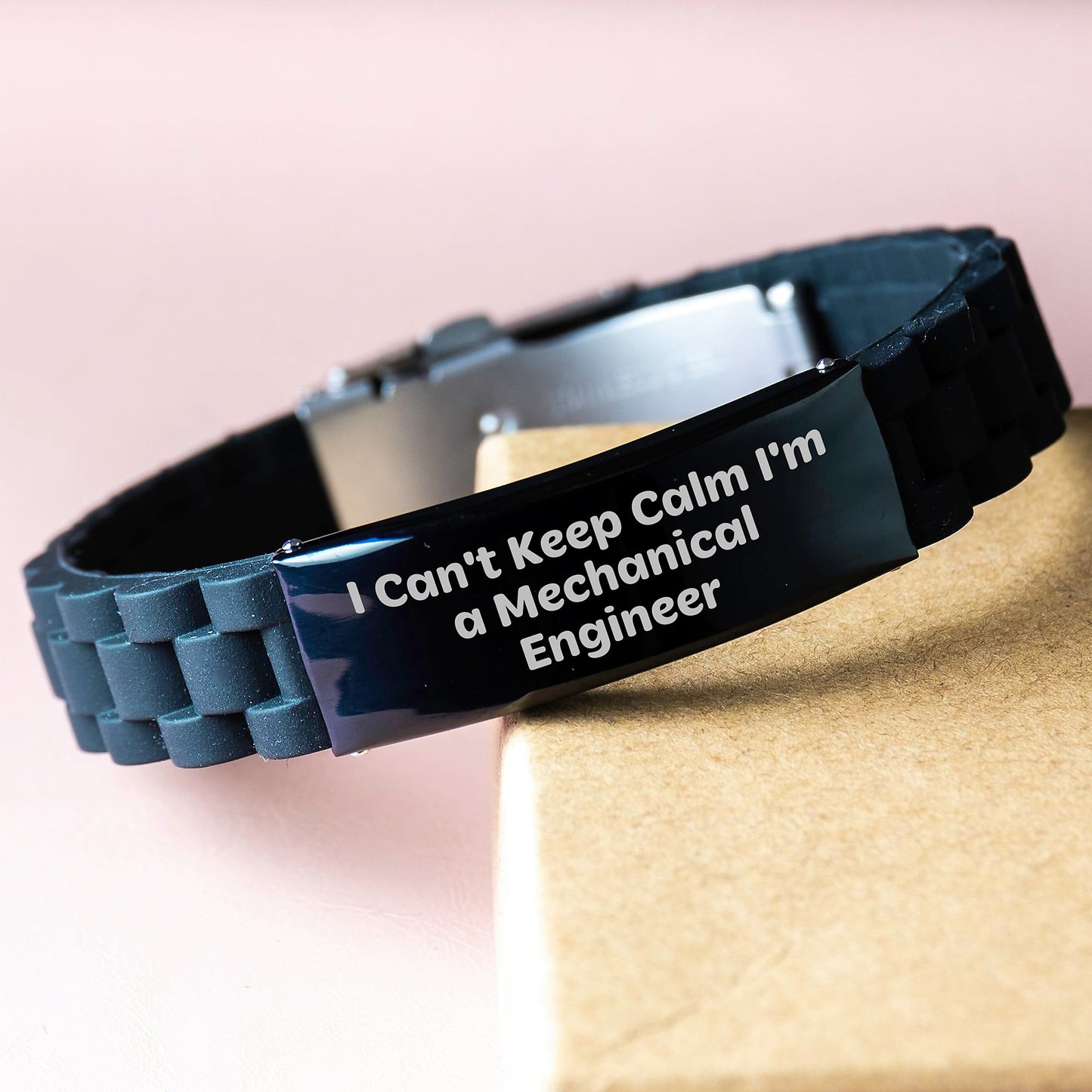 Funny 'I Can't Keep Calm I'm A Mechanical Engineer' Glide lock Clasp Birthday Unique Gifts for Men from Friends, Coworkers, Family, Mechanical Engineer Unique Accessories - Image 3