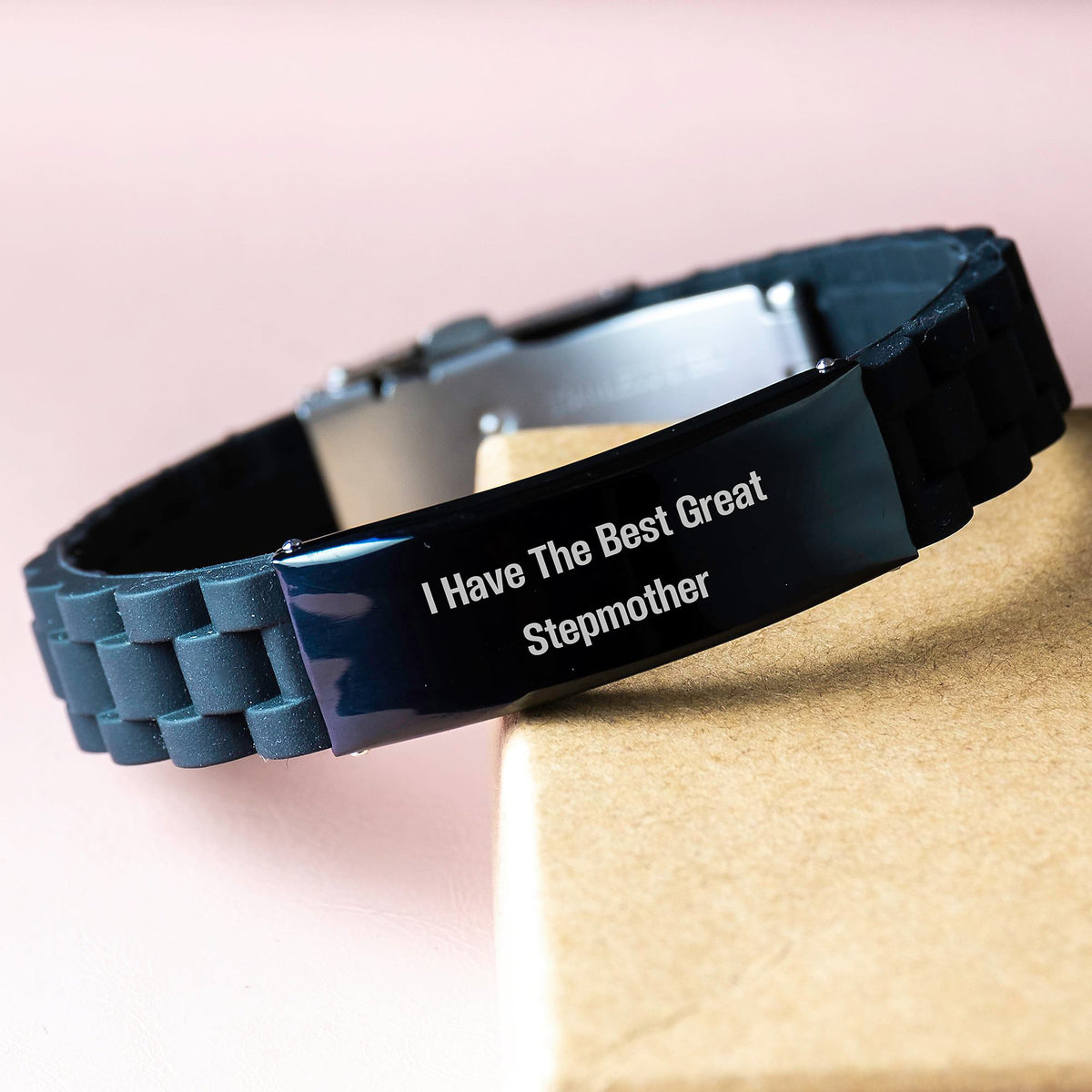 Stepmother Gift Bracelet A Heartfelt Keepsake for Him - I Have The Best - Image 3
