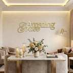 Amazing Grace Metal Wall Art Sign – Christian Steel Scripture Decor – Inspirational Faith Home Decor – Laser Cut Metal Sign