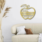 Teacher Appreciation Personalized Classroom Metal Art Wall Sign