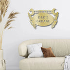 Garage Auto Mechanic Personalized Metal Art Wall Sign