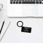 Granddaughter Black Engraved Keychain, Motivational Heartfelt Birthday, Christmas Holiday Gifts For Granddaughter, You are Braver than you Believe, Loved More than you Know