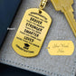 Granddaughter Congratulations Graduation 2023 Engraved Keychain - Mallard Moon Gift Shop