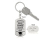 Granddaughter Graduation Cap 2023 Engraved Keychain - Mallard Moon Gift Shop