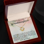 Granddaughter You Bring Laughter and Sunshine - Love Knot Necklace