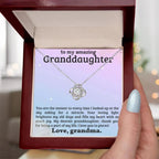 Granddaughter You Fill My Heart With Joy - Love Knot Necklace