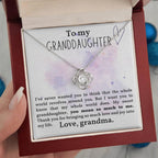 Granddaughter You Mean So Much To Me - Love Knot Necklace