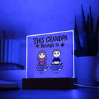 Grandfather Gift Personalized Grandkids Acrylic Plaque