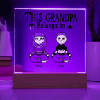 Grandfather Gift Personalized Grandkids Acrylic Plaque