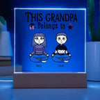 Grandfather Gift Personalized Grandkids Acrylic Plaque