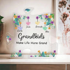 Grandkids Make Life Grand Personalized Acrylic Puzzle Plaque