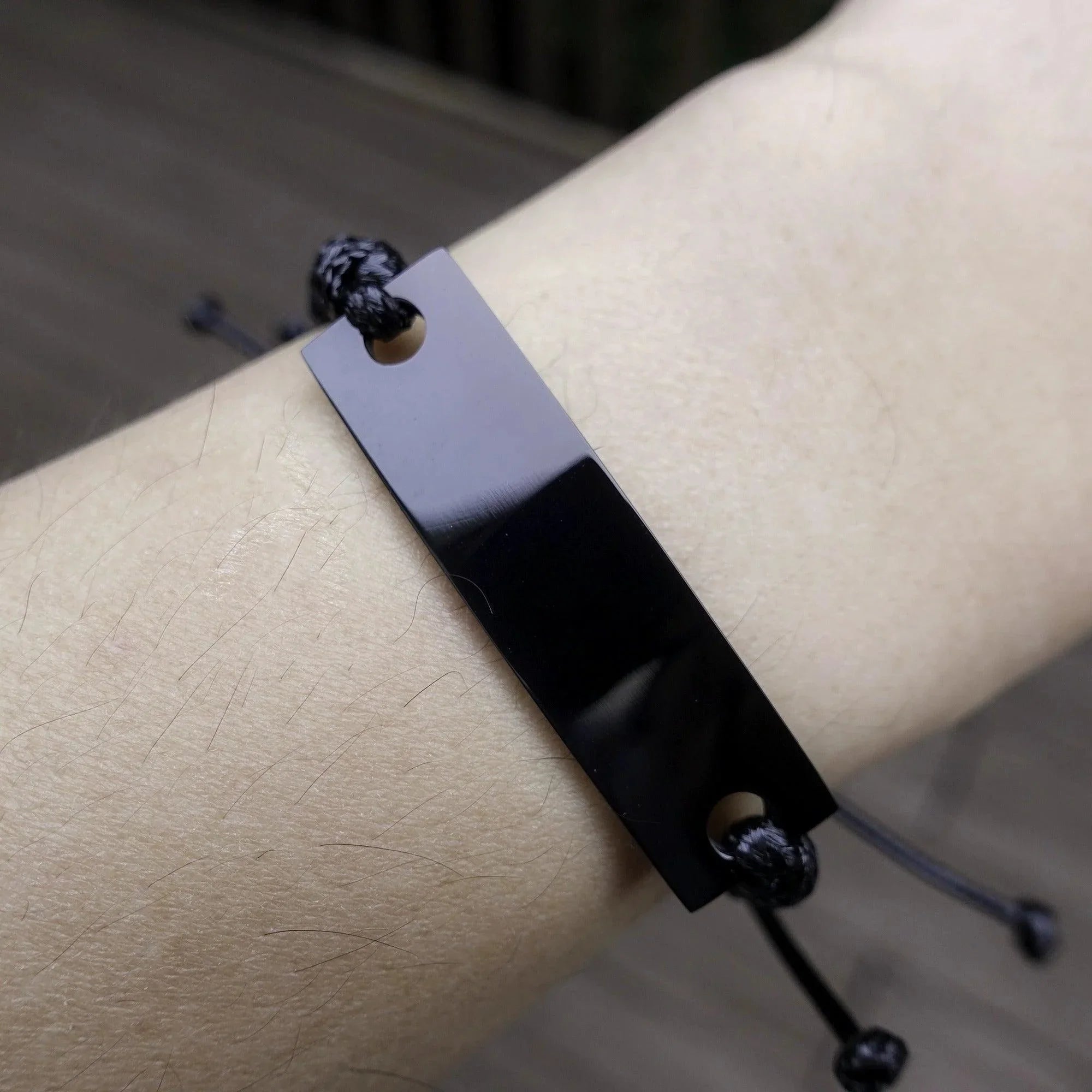Grandma Handmade Engraved Braided Rope Bracelet - Always Follow your Dreams - Birthday, Christmas Holiday Jewelry Gift