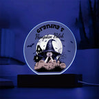 Grandma's Pumpkin Patch - Personalize with Grandkid's Names for a Spooky Halloween Acrylic Plaque