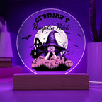 Grandma's Pumpkin Patch - Personalize with Grandkid's Names for a Spooky Halloween Acrylic Plaque