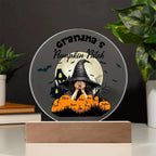 Grandma's Pumpkin Patch - Personalize with Grandkid's Names for a Spooky Halloween Acrylic Plaque