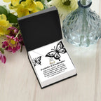 Grandmother - Granddaughter We Have a Bond That Spans the Years Heart Pendant Necklace
