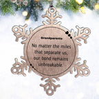 Grandparents Long Distance Relationship Gifts, No matter the miles that separate us, Our bond remains unbreakable - Birthday Christmas Unique Gifts