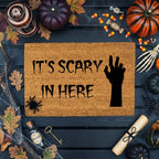 It’s Scary in Here Doormat – Spooky Halloween Outdoor Coir Mat Décor